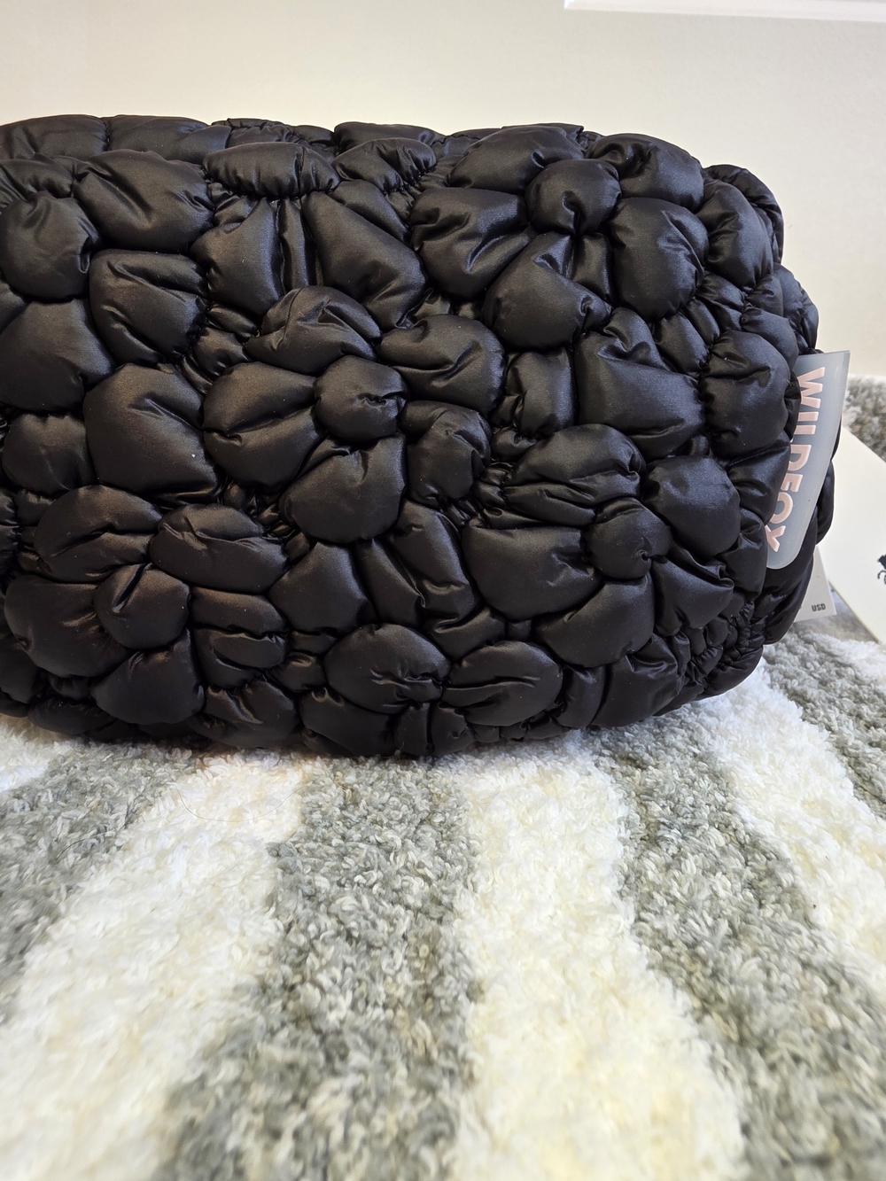 Wildfox NWT Black Quilted Belt Bag